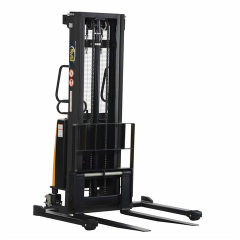 Vestil SL-118-AA Adjustable Stacker W/Powered Lift 118 In - Ace Tool Group - Vestil