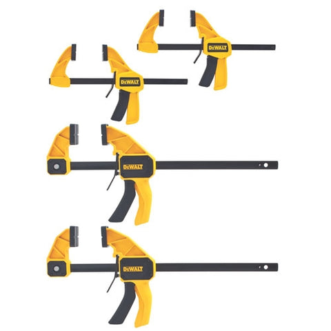 Dewalt Dwht83196 Medium/Large Trigger Clamps 4 Pk - Ace Tool Group - DeWalt