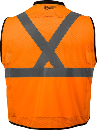 Milwaukee 48-73-5091 High Visibility Orange Performance Safety Vest - S/M (CSA) 12 Pack - Ace Tool Group - Milwaukee