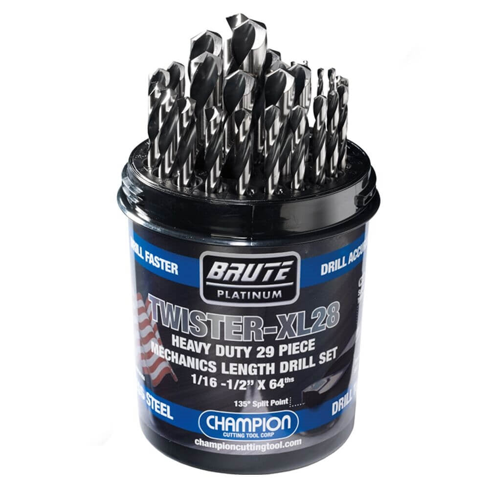 Champion Drill Bit Xl28 29 Pc Xl28 Mechanic Length - Ace Tool Group - Champion Cutting