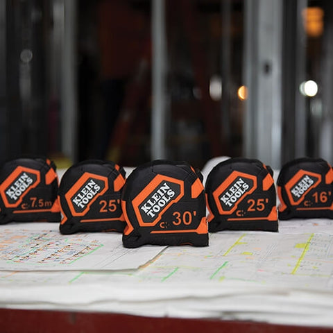 Klein 9225 Tape Measure 25 ft. Magnetic Double-Hook - Ace Tool Group - Klein