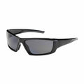PIP 250-47-0041 Sunburst Eyewear, Polarized Gray Polycarbonate Lens, Anti-Scratch And Anti-Fog, Full Black Frame, Non-Slip Nose Pads And Temple Tips, -12 Pack - Ace Tool Group - Protective Industrial Products