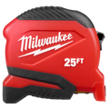 Milwaukee 48-22-1725 25ft Compact Tape Measure 6 Pack - Ace Tool Group - Milwaukee