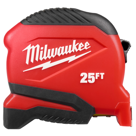 Milwaukee 48-22-1725 25ft Compact Tape Measure 6 Pack - Ace Tool Group - Milwaukee