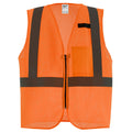 Milwaukee Class 2 High Visibility Orange Mesh One Pocket Safety Vest - Ace Tool Group - Milwaukee