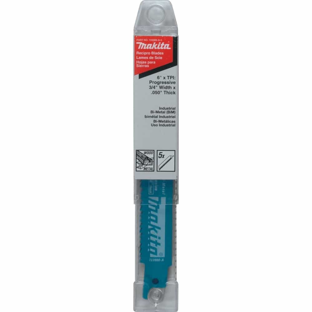 Makita 723080-A-5 6 in. Recip Saw Blade 5 Pack - Ace Tool Group - Makita