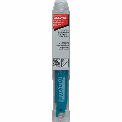 Makita 723080-A-5 6 in. Recip Saw Blade 5 Pack - Ace Tool Group - Makita