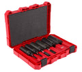 Milwaukee 49-66-5125 Shockwave Lineman's 10PC 2 IN 1 12PT Socket Set - Ace Tool Group - Milwaukee