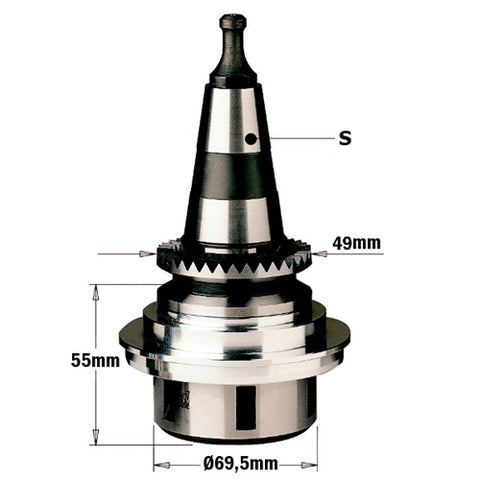 CMT 183.251.02 Chuck with "ER32" Precision Collet - Ace Tool Group - CMT