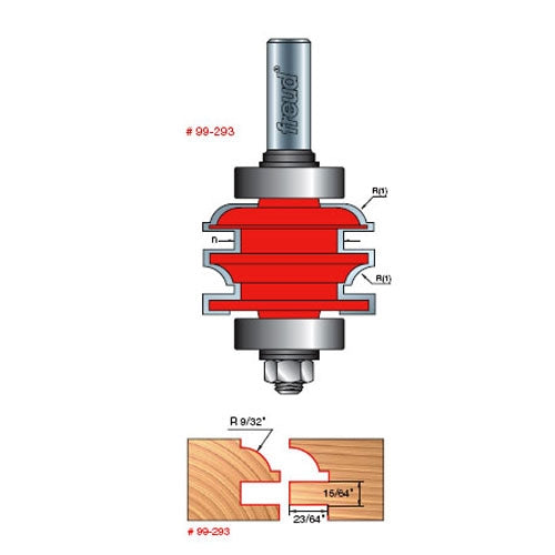 Freud Tools 2" (Dia.) One-Piece Rail & Stile Bit - Ace Tool Group - Freud