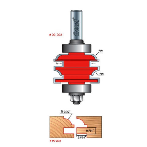 Freud Tools 2" (Dia.) One-Piece Rail & Stile Bit - Ace Tool Group - Freud