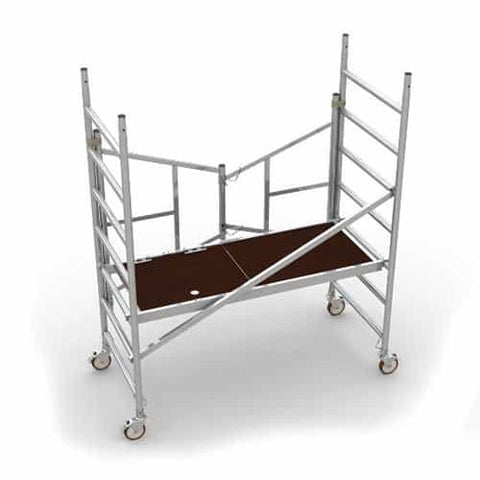 Metaltech AL-Q0100 Scaffold Tower, Easy-Set Aluminum - Ace Tool Group - Metaltech