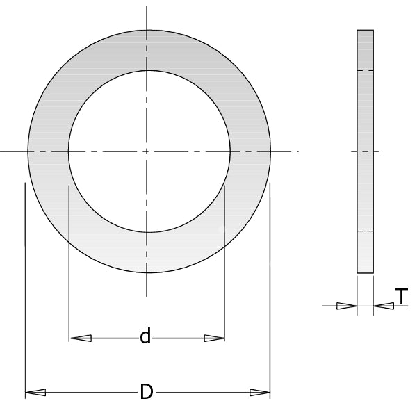 CMT 299.218.00 Reduction Ring for Saw Blades, 5/8-Inch Diameter X 10mm Bore - Ace Tool Group - CMT