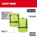 Milwaukee 48-73-5074 High Visibility Orange Safety Vest - 4X/5X (CSA) 12 Pack - Ace Tool Group - Milwaukee