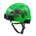 Milwaukee 48-73-1356 BOLT Green Vented Safety Helmet with IMPACT ARMOR Liner (USA) - Type 2, Class C - Ace Tool Group - Milwaukee