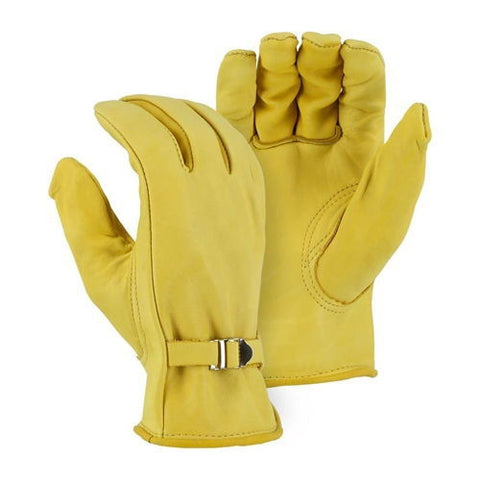 Majestic 1509 Cowhide Drivers Glove Wrist Strap 12 Pack - Ace Tool Group - Majestic