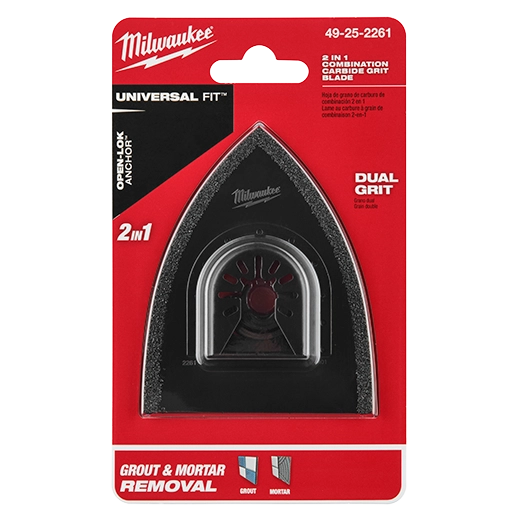 Milwaukee 49-25-2261 Milwaukee OPEN-LOK 2-IN-1 HYBRID CARBIDE GRIT BLADE 1PK - Ace Tool Group - Milwaukee