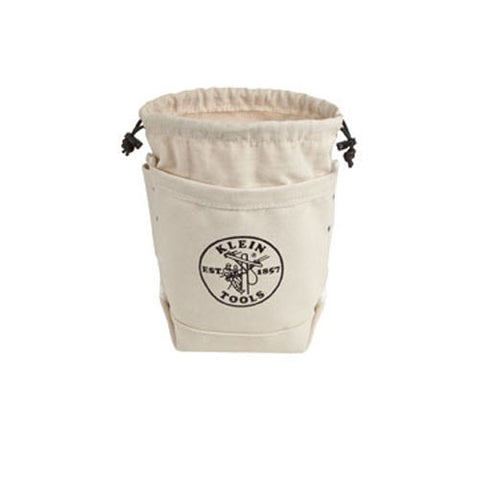 Klein 5416TC Bolt Bag, Top Closing Tool Pouch with Tunnel Connect, 5 x 10 x 9-Inch - Ace Tool Group - Klein