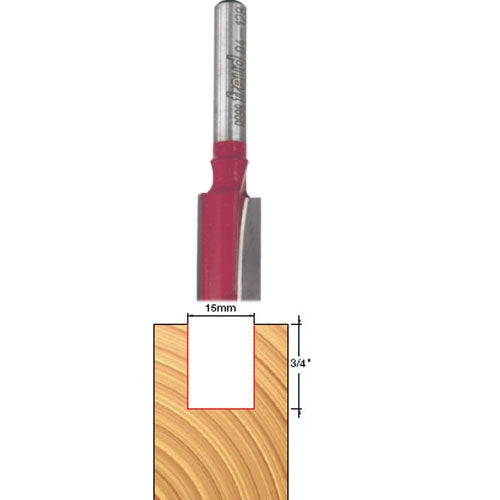 Freud Tools 15 (Dia.) Double Flute Straight Bit - Ace Tool Group - Freud