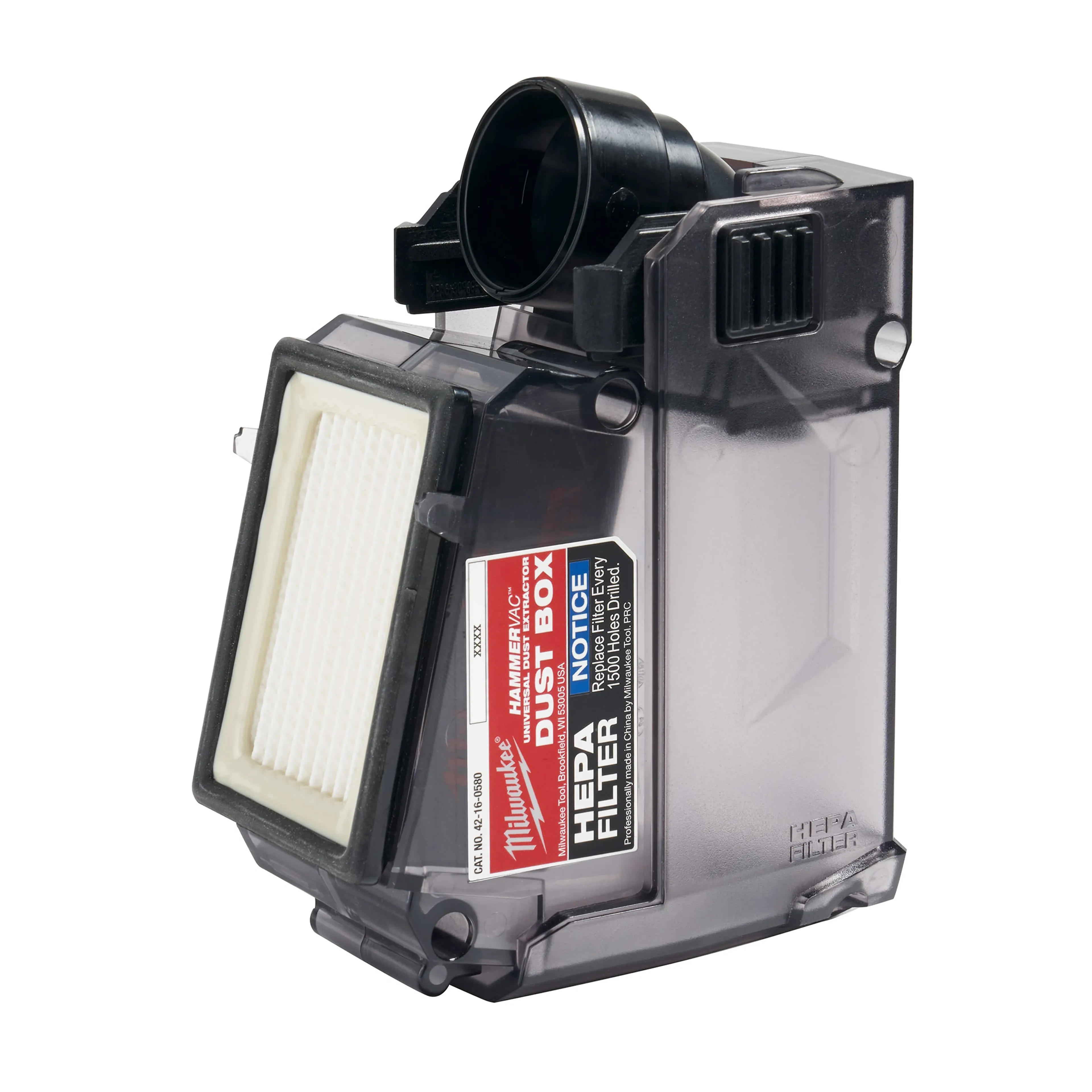 Milwaukee 49-90-2343 M12 HAMMERVAC Universal Dust Extractor Dust Box, Filter and Lid - Ace Tool Group - Milwaukee