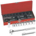 Klein Tools 65510 12-Piece 1/2-Inch Drive Socket Wrench Set - Ace Tool Group - Klein