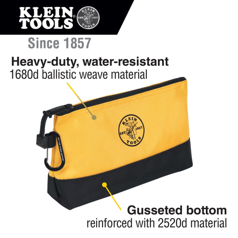 Klein Tools 55569 Stand-Up Zipper Bags, 5 Pk - Ace Tool Group - Klein