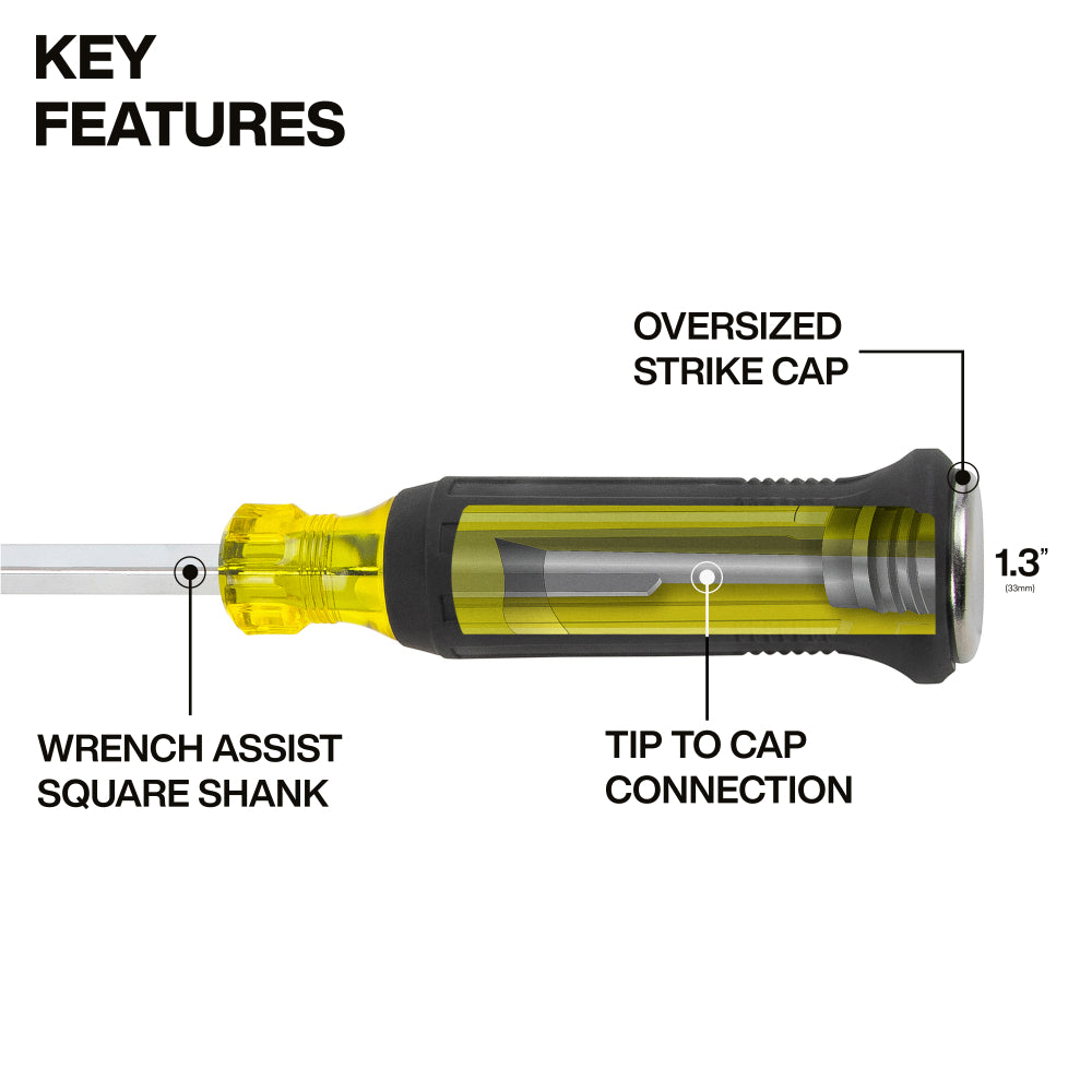 Klein 6007DD 5/16-Inch Keystone Demolition Driver - Ace Tool Group - Klein
