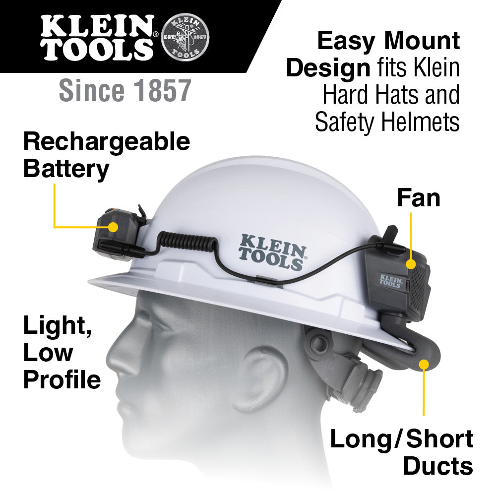 Klein 60155 Cooling Fan for Hard Hat and Safety Helmet - Ace Tool Group - Klein