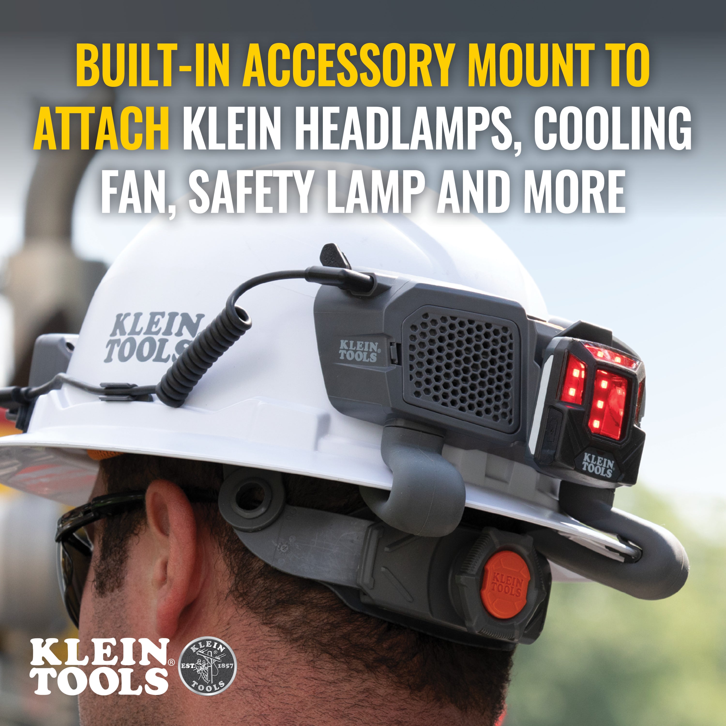 Klein 60155 Cooling Fan for Hard Hat and Safety Helmet - Ace Tool Group - Klein