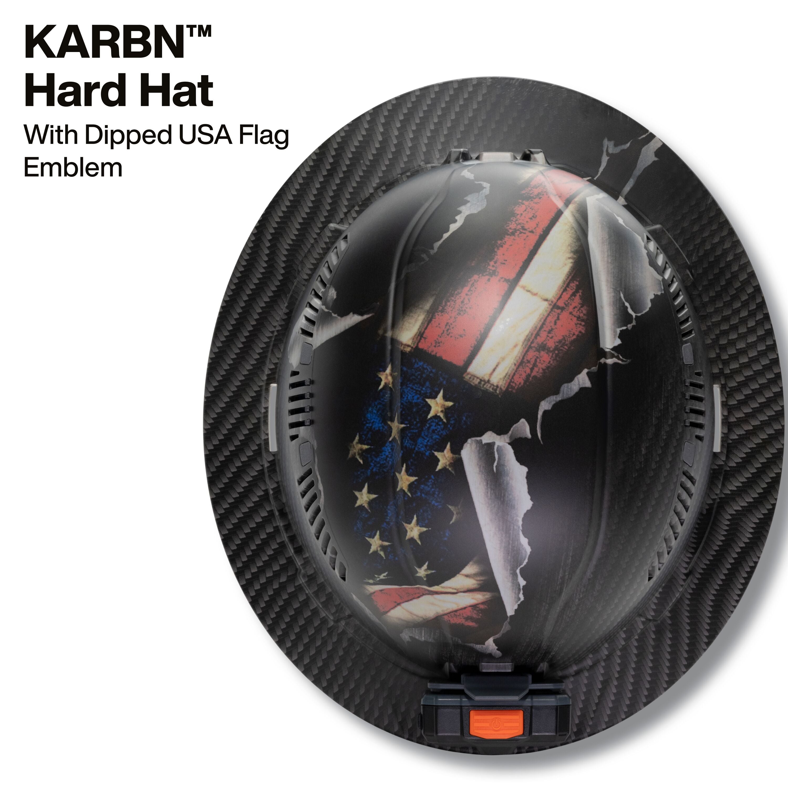 Klein Hard Hat, Freedom Series KARBN™ Pattern, Vented Full Brim, Class C - Ace Tool Group - KLEIN