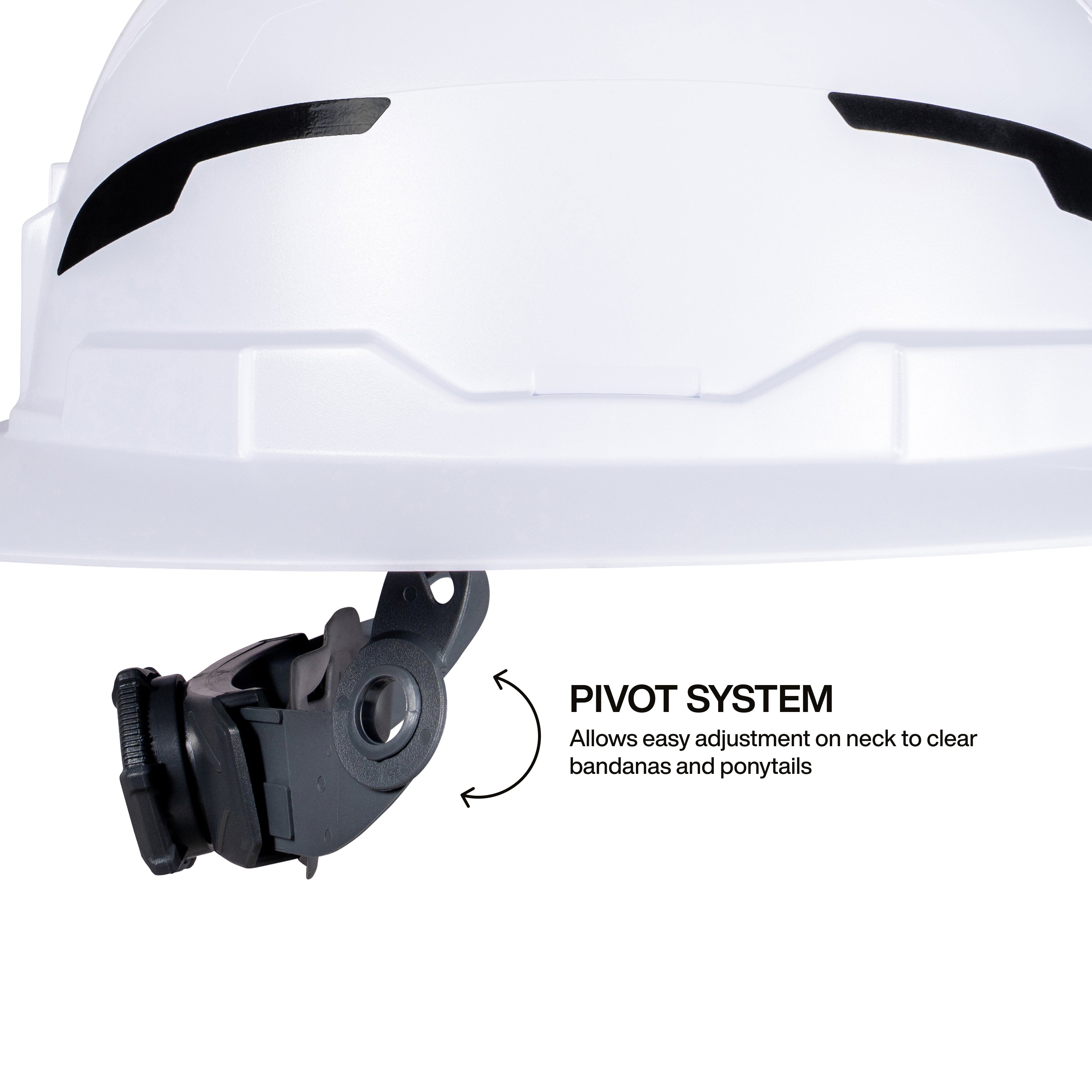 Klein 60400T2CND Class E Type-2 Hard Hat, Non-Vented Full Brim, Strap, White, CAN ONLY