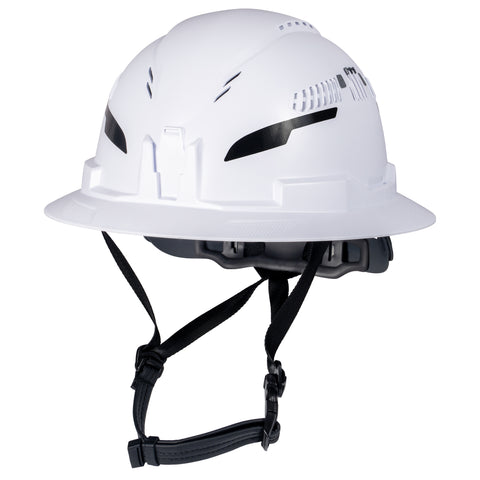 Klein 60401T2 Type-2 Hard Hat, Vented Full Brim Style, White - Ace Tool Group - Ace Tool Group