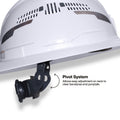 Klein 60921T2 Class C Type-2 Hard Hat, Vented Full Brim with Strap, Red - Ace Tool Group - Klein