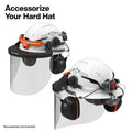 Klein 60911T2 Class C Type-2 Hard Hat, Vented Full Brim with Strap, High Visibility Lime - Ace Tool Group - Klein