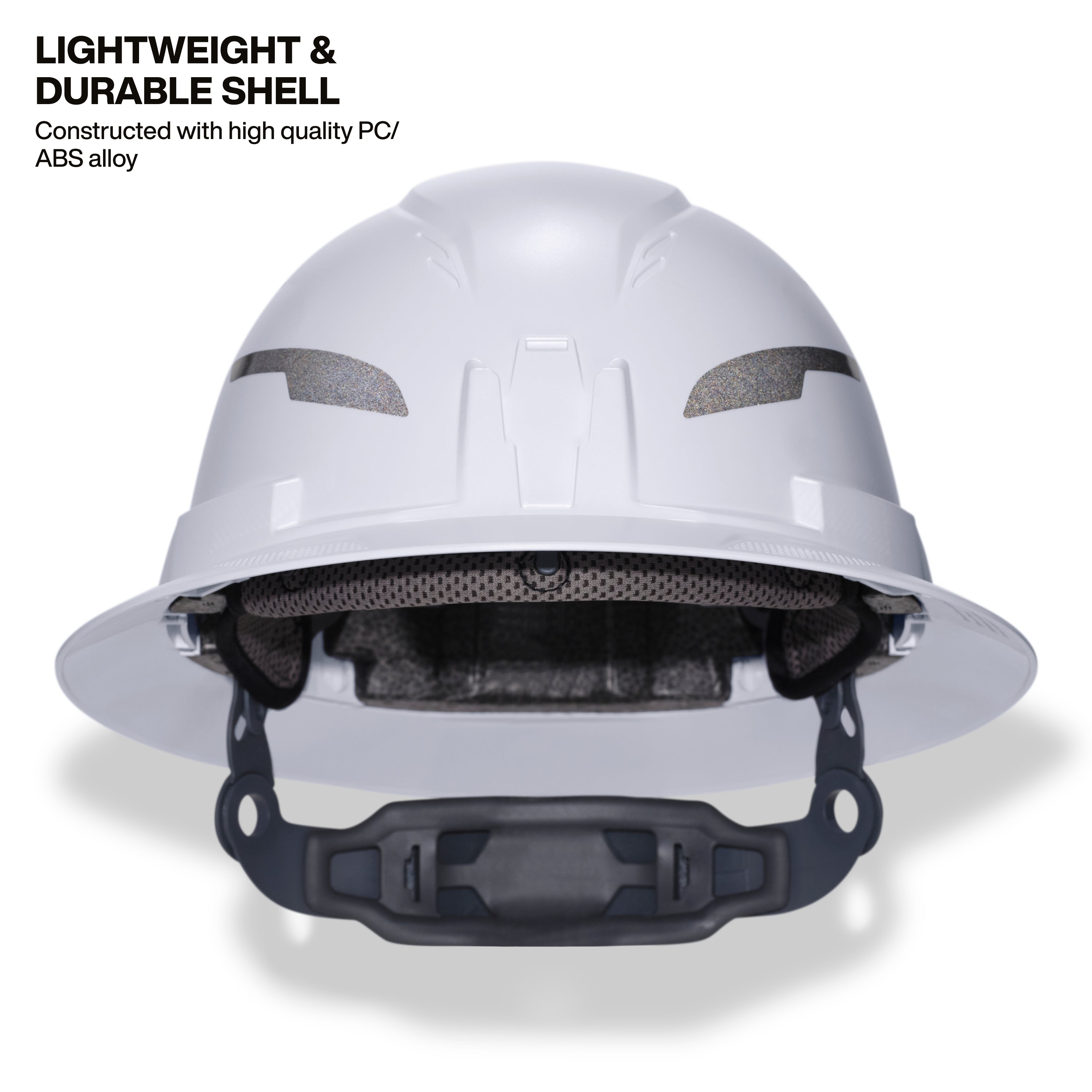 Klein 60407T2RL Type-2 Hard Hat, Vented Full Brim with Rechargeable Headlamp, White - Ace Tool Group - Ace Tool Group