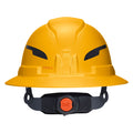 Klein 60489T2 Class E Type-2 Hard Hat, Non-Vented Full Brim Style with Strap, Yellow - Ace Tool Group - Klein