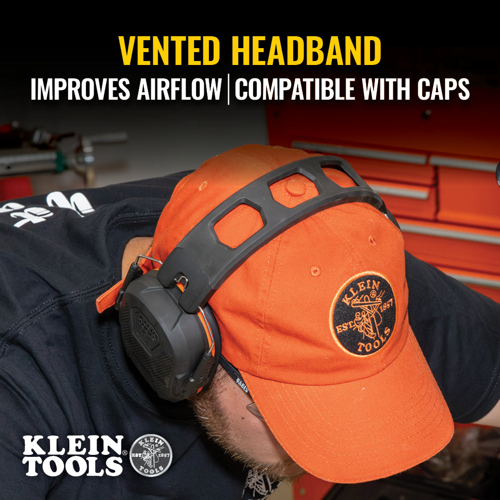 Klein 60570 Slim Over-The-Head Ear Muffs - Ace Tool Group - Klein