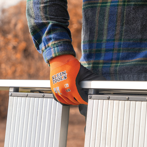 Klein 60835 Winter Knit Dip Gloves, Cut A1, M - Ace Tool Group - Klein