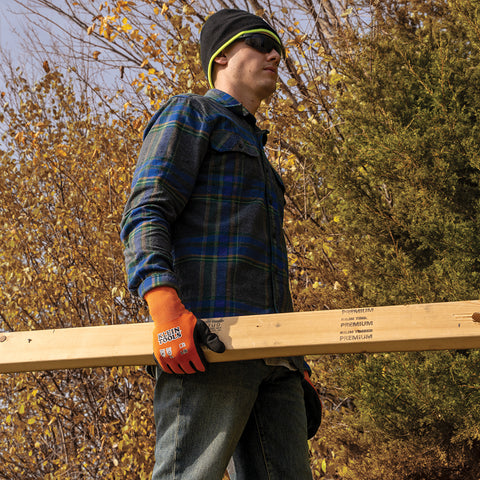 Klein 60836 Winter Knit Dip Gloves, Cut A1, L - Ace Tool Group - Klein