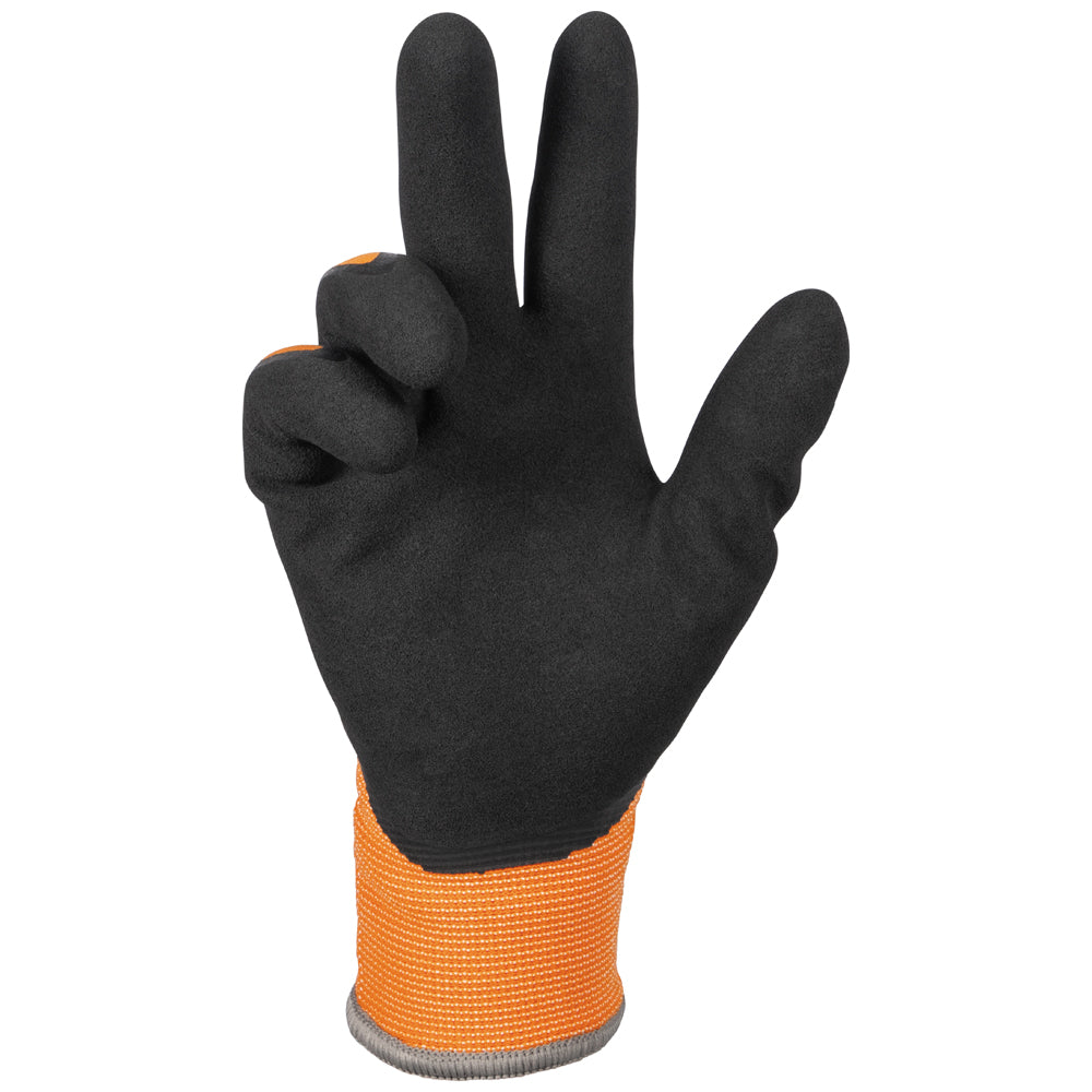 Klein 60835 Winter Knit Dip Gloves, Cut A1, M - Ace Tool Group - Klein