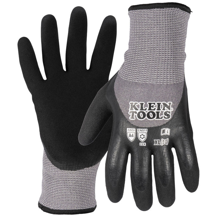 Klein 60840 Winter Knit Dip Gloves, Cut A4, XL