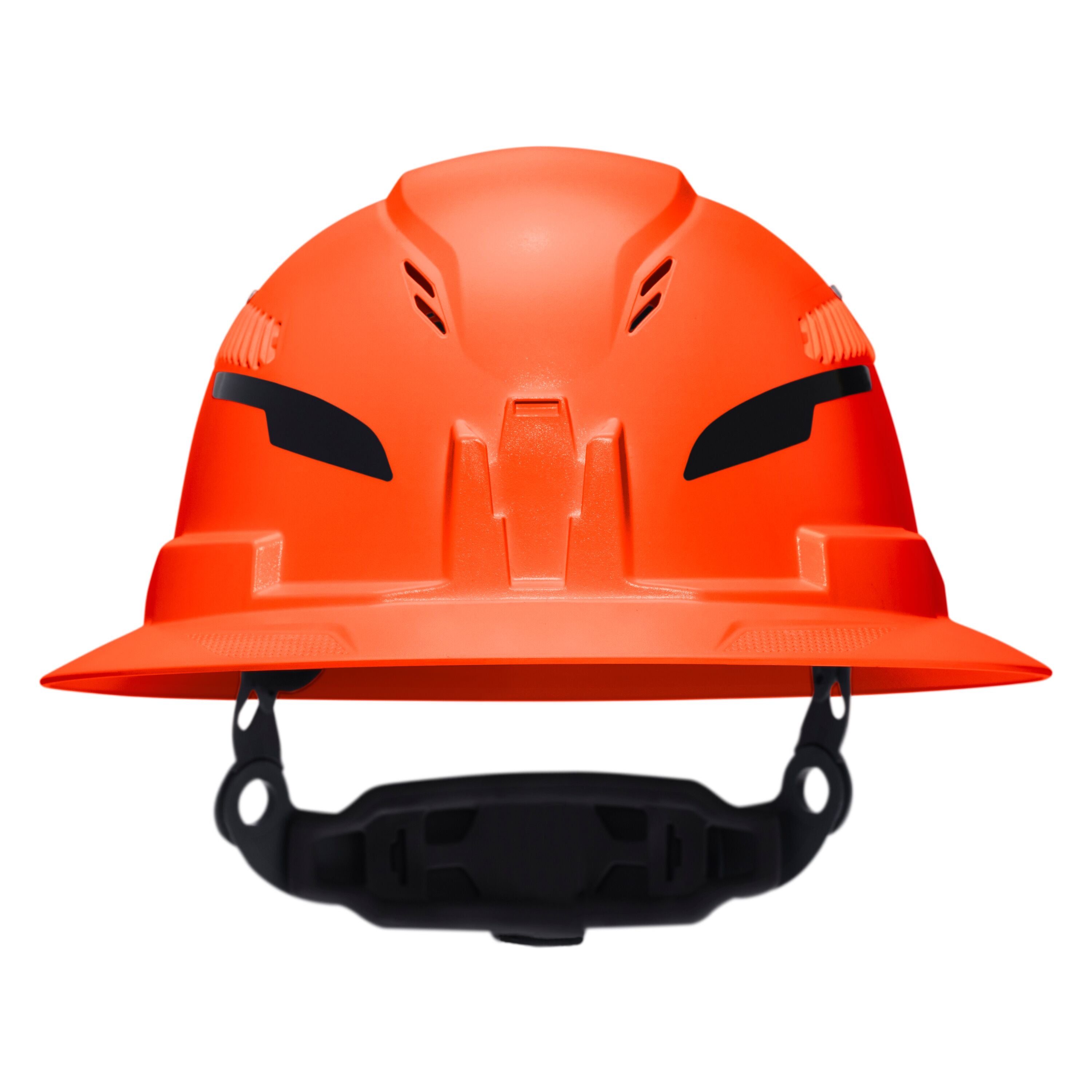 Klein 60861T2 Class C Type-2 Hard Hat, Vented Full Brim with Strap, Orange