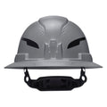 Klein 60863T2 Class E Type-2 Hard Hat, Non-Vented Full Brim Style with Strap, Gray - Ace Tool Group - Klein