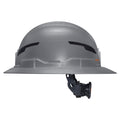 Klein 60863T2 Class E Type-2 Hard Hat, Non-Vented Full Brim Style with Strap, Gray - Ace Tool Group - Klein