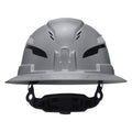Klein 60864T2 Class C Type-2 Hard Hat, Vented Full Brim with Strap, Gray - Ace Tool Group - Klein