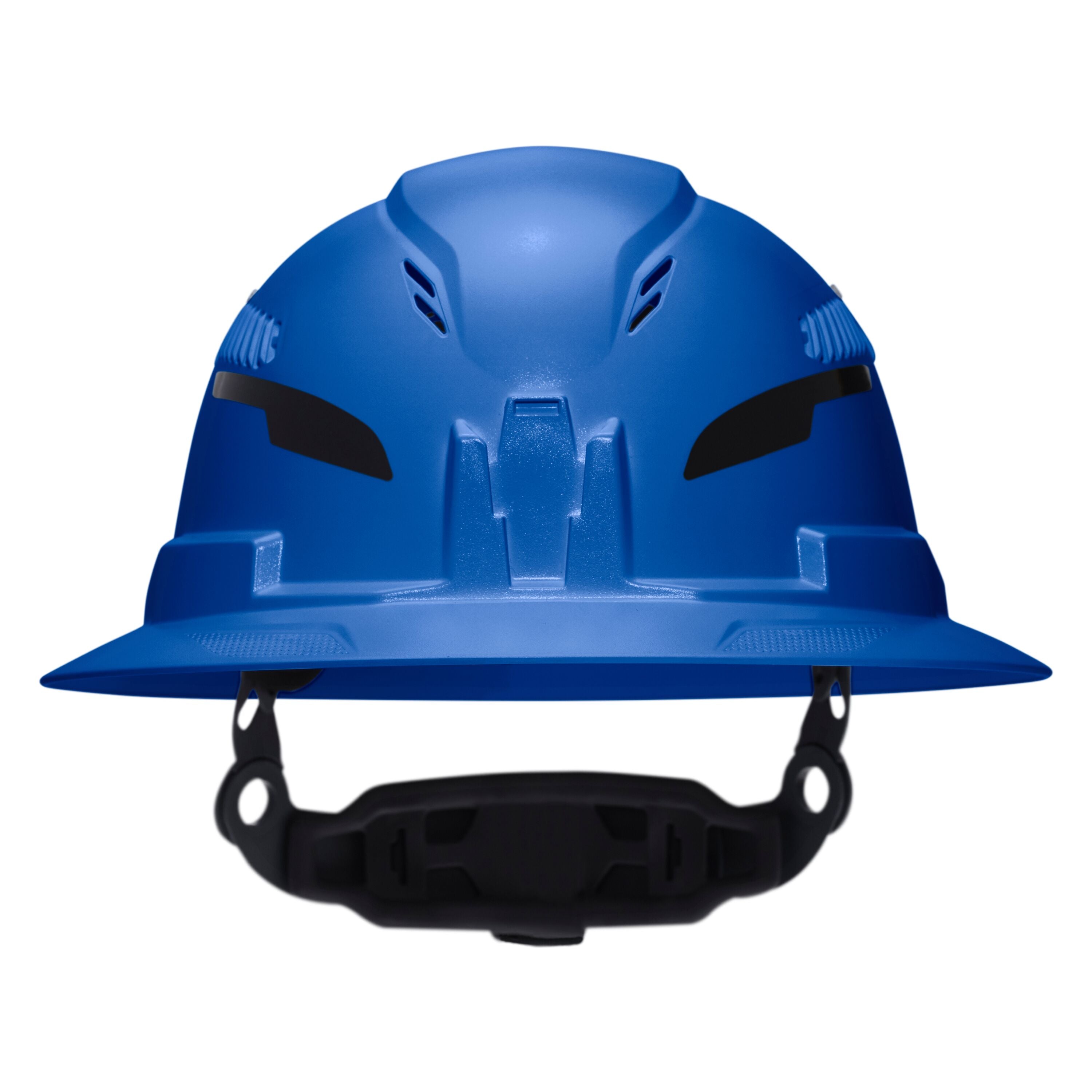 Klein 60871T2 Class C Type-2 Hard Hat, Vented Full Brim with Strap, Blue