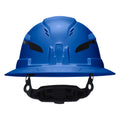Klein 60871T2 Class C Type-2 Hard Hat, Vented Full Brim with Strap, Blue - Ace Tool Group - Klein