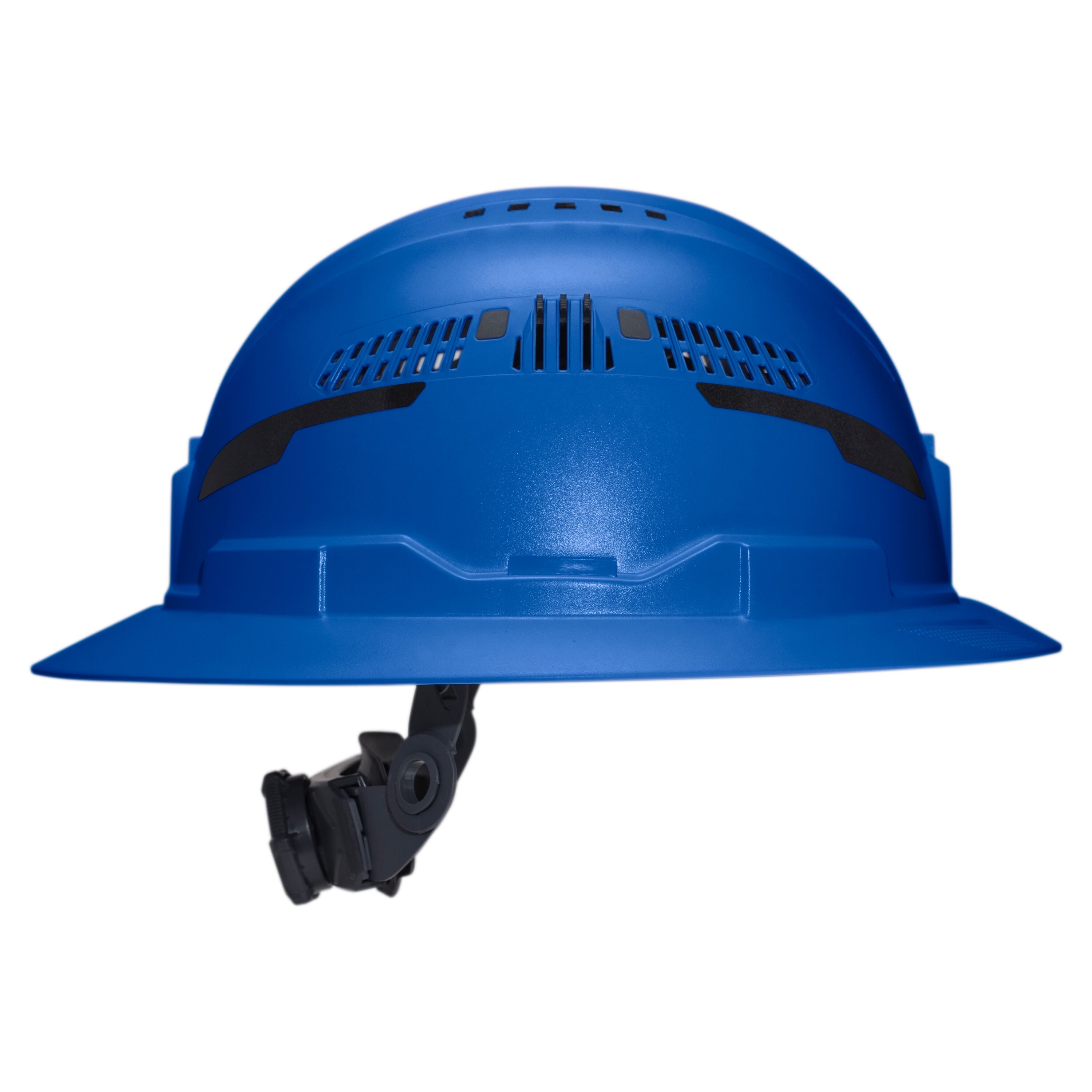 Klein 60871T2 Class C Type-2 Hard Hat, Vented Full Brim with Strap, Blue - Ace Tool Group - Klein
