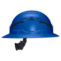 Klein 60871T2 Class C Type-2 Hard Hat, Vented Full Brim with Strap, Blue - Ace Tool Group - Klein