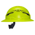Klein 60911T2 Class C Type-2 Hard Hat, Vented Full Brim with Strap, High Visibility Lime - Ace Tool Group - Klein